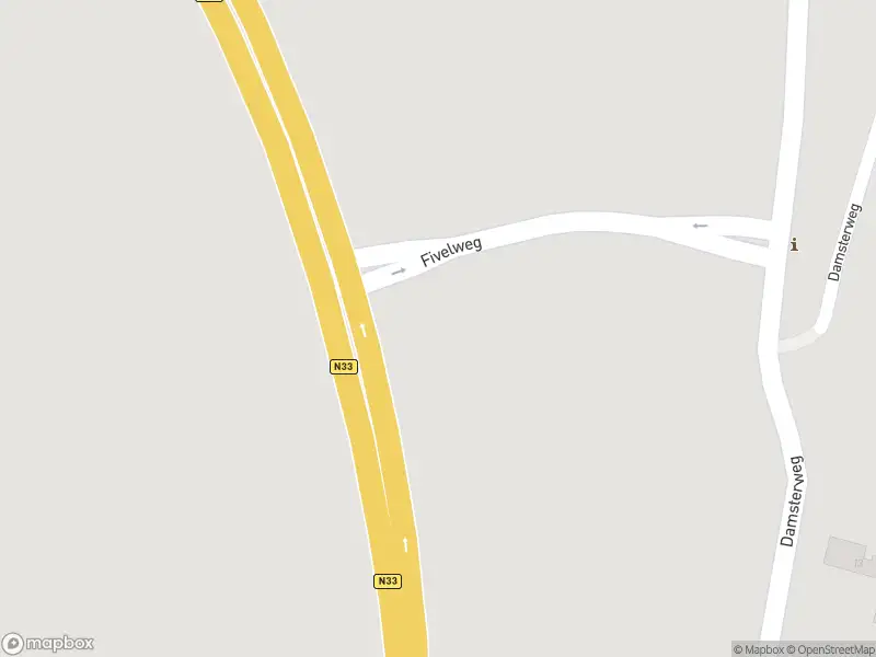 Politie met grote spoed naar de Damsterweg in Holwierde vanwege ongeval met letsel
