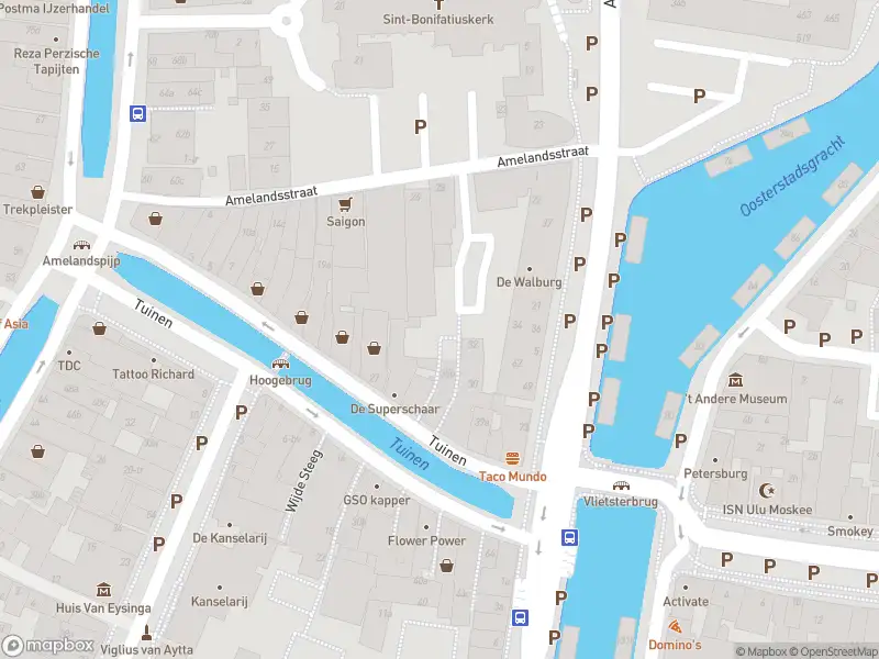 Brandweer met grote spoed naar de Tuinen in Leeuwarden vanwege personen te water