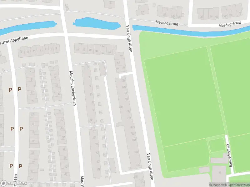Brandweer met gepaste spoed naar de Van Gogh Allee in Rhoon