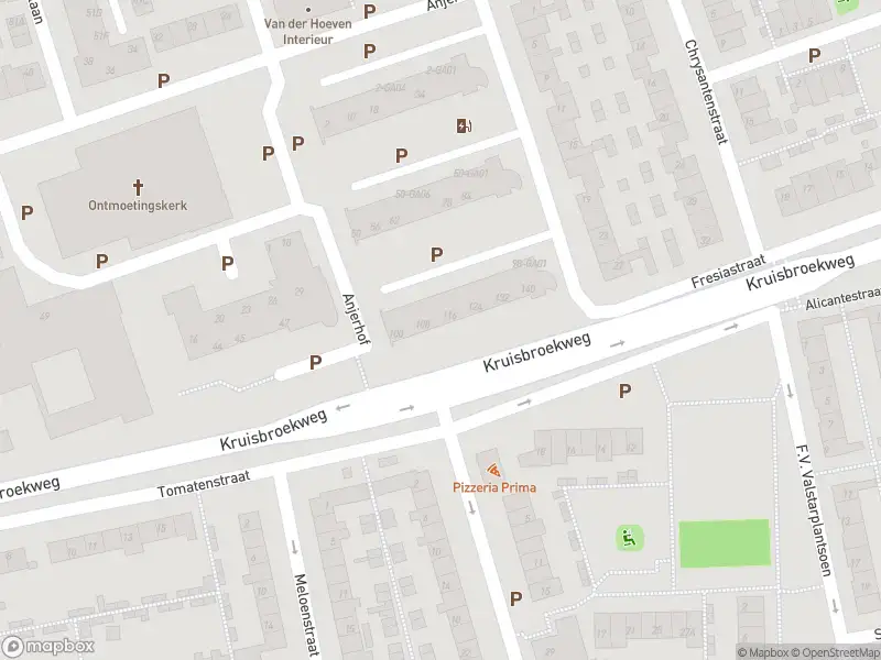 Ambulance met gepaste spoed naar de Kruisbroekweg in Naaldwijk