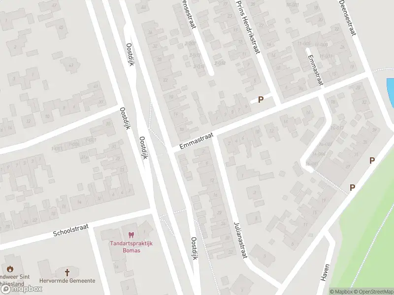Politie met grote spoed naar de Wilhelminastraat in Sint Philipsland vanwege letsel
