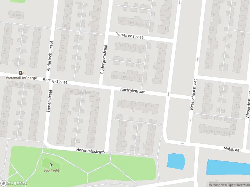 Brandweer met grote spoed naar de Kortrijkstraat in Breda vanwege voertuigbrand