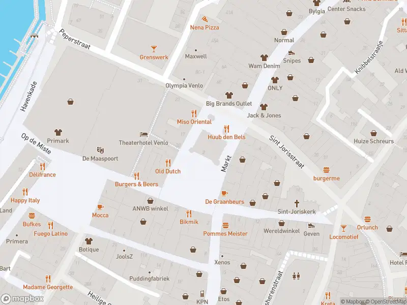 Brandweer en politie met grote spoed naar de Markt in Venlo vanwege middelgrote brand