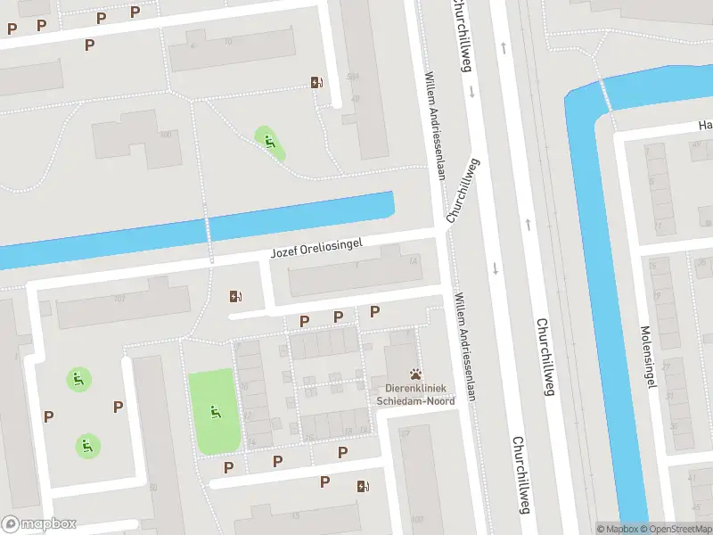 Ambulance met grote spoed naar de Jozef Oreliosingel in Schiedam