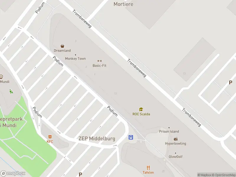Politie met grote spoed naar de Podium in Middelburg vanwege letsel