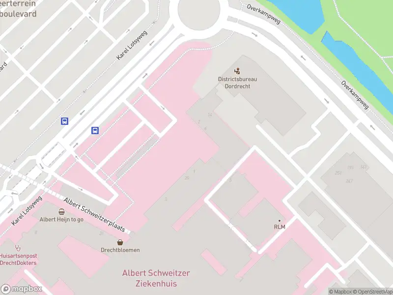Besteld ambulance vervoer naar de Albert Schweitzerplaats in Dordrecht