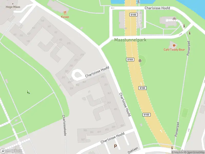 Ambulance met gepaste spoed naar de Charloisse Hoofd in Rotterdam
