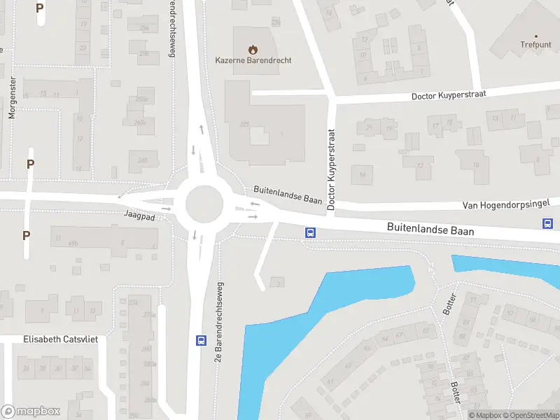 Ambulance met grote spoed naar de Buitenlandse Baan in Barendrecht