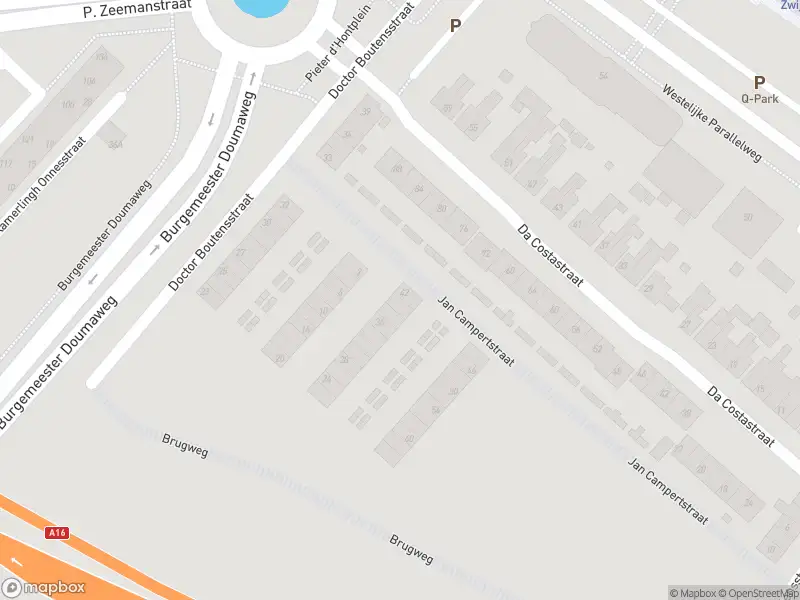 Politie naar de Dr. Boutensstraat in Zwijndrecht vanwege ongeval met letsel