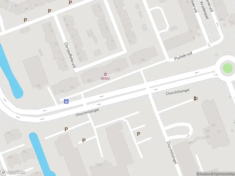 Ambulance met grote spoed naar de Churchillsingel in Vlaardingen