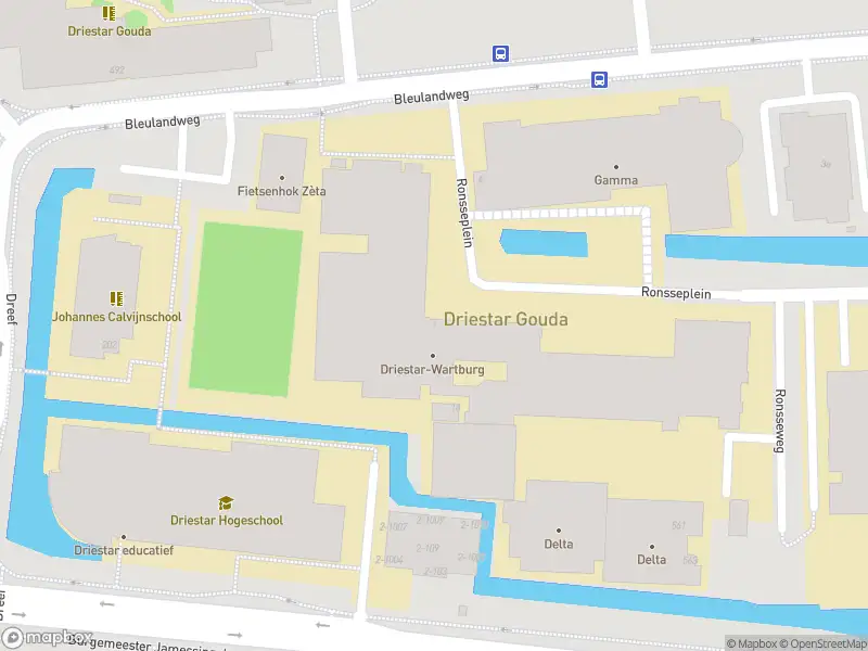 Ambulance met gepaste spoed naar de Ronsseplein in Gouda