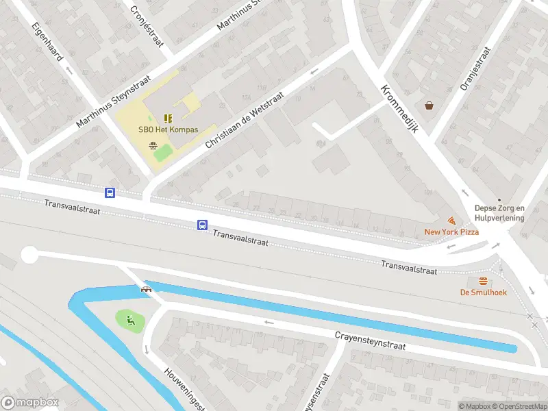 Ambulance met gepaste spoed naar de Transvaalstraat in Dordrecht