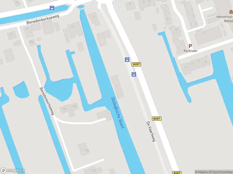 Brandweer met gepaste spoed naar de De Vaartweg in Stolwijk