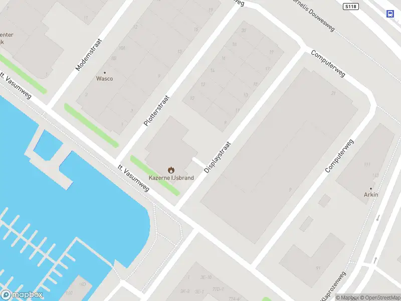 Brandweer met grote spoed naar de Displaystraat in Amsterdam vanwege brand