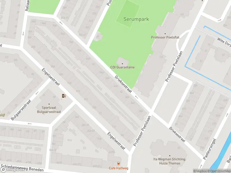 Ambulance met gepaste spoed naar de Grieksestraat in Rotterdam