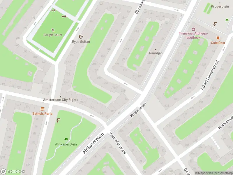 Ambulance met grote spoed naar de Hofmeyrstraat in Amsterdam