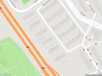 Ambulance met grote spoed naar de Becramming in Rotterdam