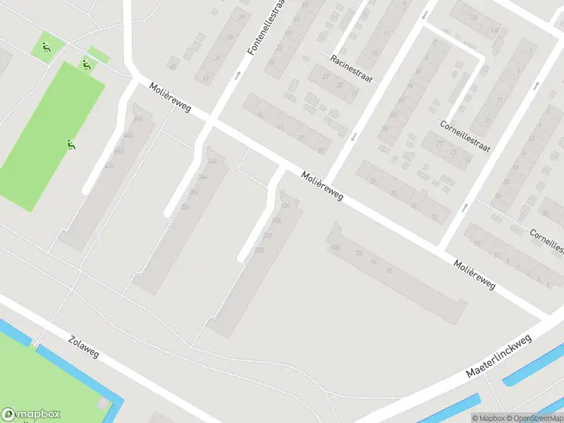 Ambulance met grote spoed naar de Molièreweg in Rotterdam