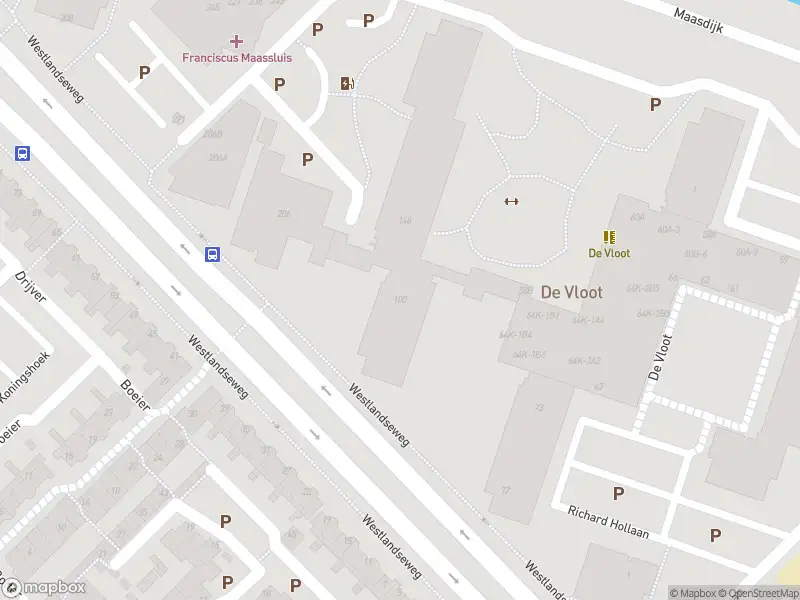 Ambulance met grote spoed naar de De Vloot in Maassluis