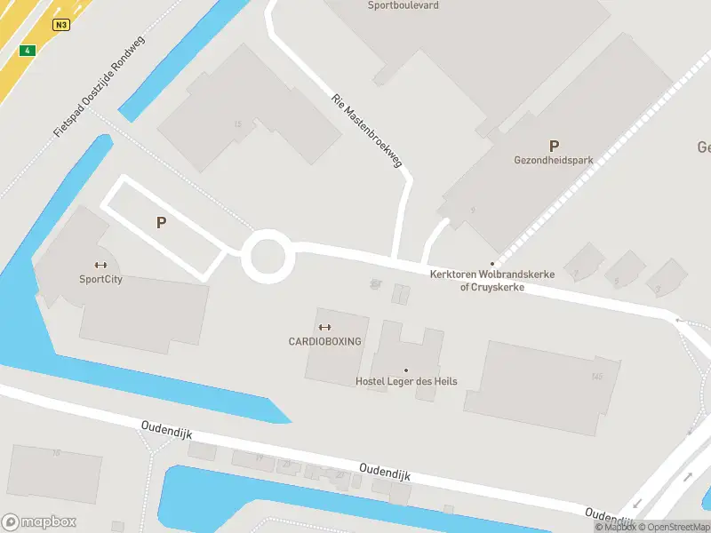 Ambulance met gepaste spoed naar de Amnesty Internationalweg in Dordrecht