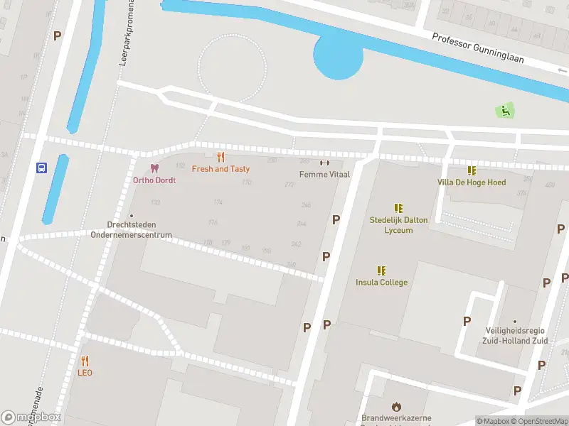 Ambulance met grote spoed naar de Leerparkpromenade in Dordrecht