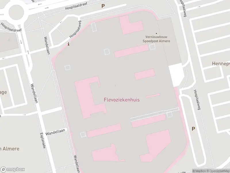 Ambulance met gepaste spoed naar de Hospitaalweg in Almere