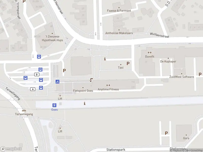 Brandweer met gepaste spoed naar de Stationsplein in Goes vanwege een liftopsluiting