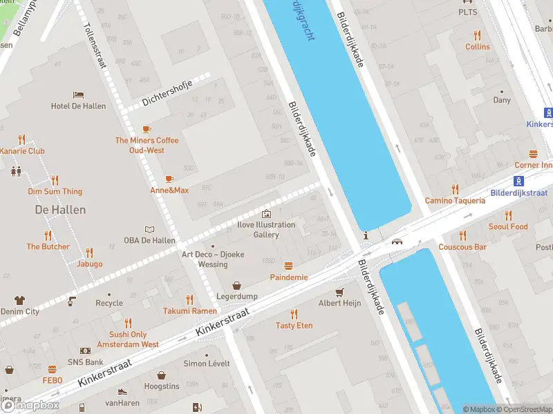 Brandweer met grote spoed naar de Hannie Dankbaarpassage in Amsterdam
