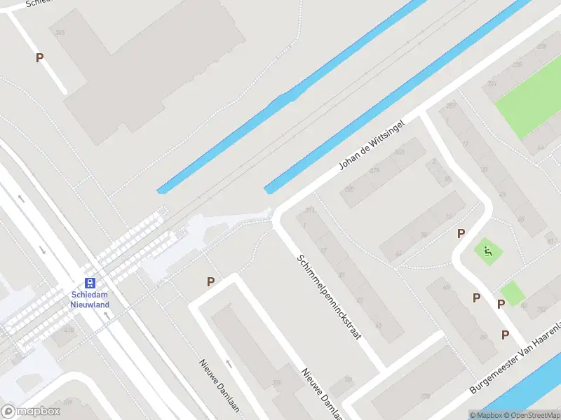 Ambulance met grote spoed naar de Johan de Wittsingel in Schiedam