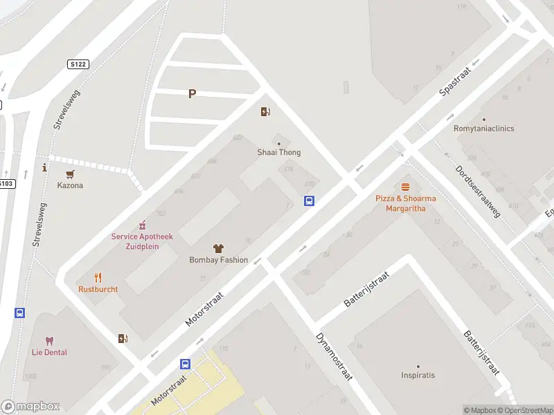 Ambulance met gepaste spoed naar de Motorstraat in Rotterdam