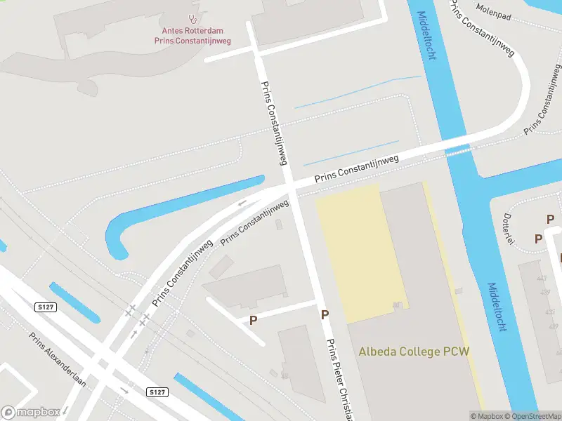 Besteld ambulance vervoer naar de Prins Constantijnweg in Rotterdam