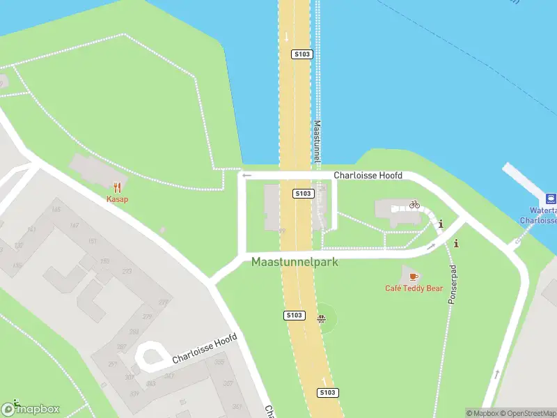 Ambulance met gepaste spoed naar de Charloisse Hoofd in Rotterdam