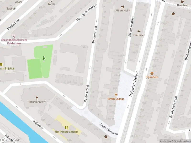Ambulance met gepaste spoed naar de Polderstraat in Rotterdam