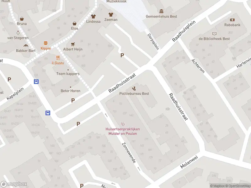 112 melding Overlastmelding Raadhuisstraat in Best gesloten