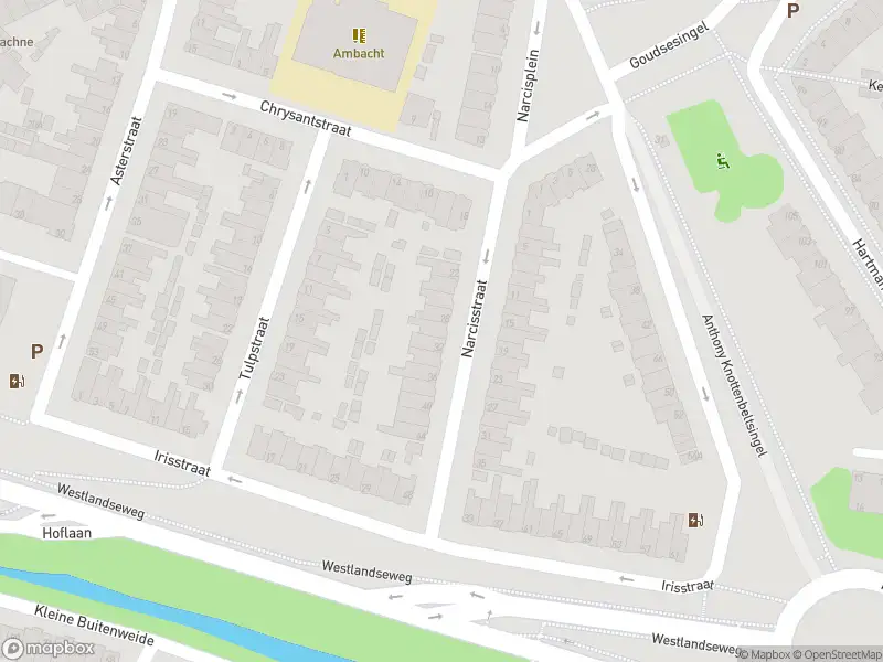 Ambulance met gepaste spoed naar de Narcisstraat in Vlaardingen