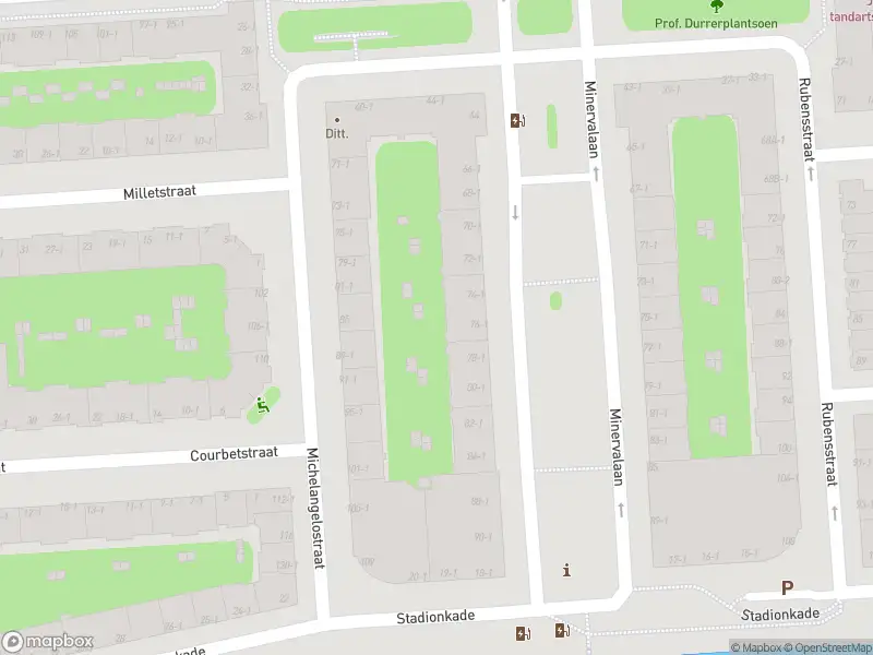 Brandweer met gepaste spoed naar de Courbetstraat in Amsterdam vanwege afhijsen patient