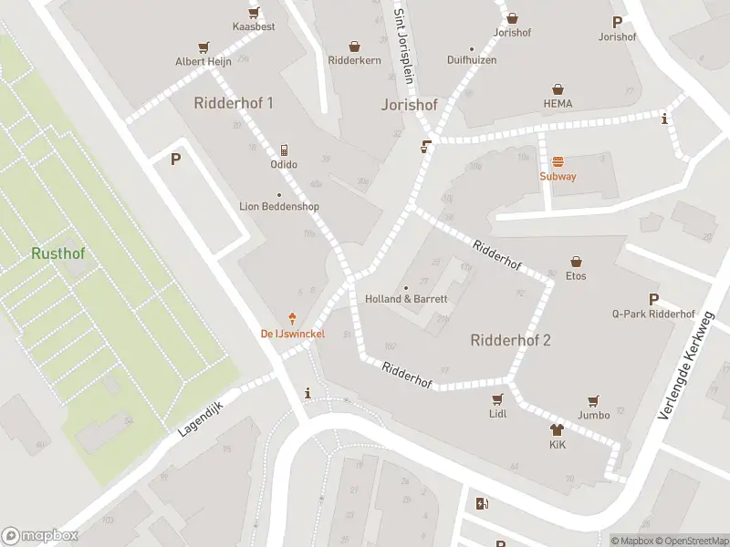 Politie naar de Ridderhof in Ridderkerk vanwege ongeval met letsel