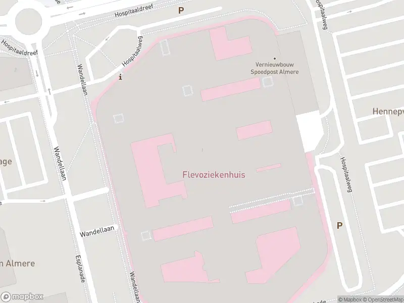 Ambulance met gepaste spoed naar de Hospitaalweg in Almere
