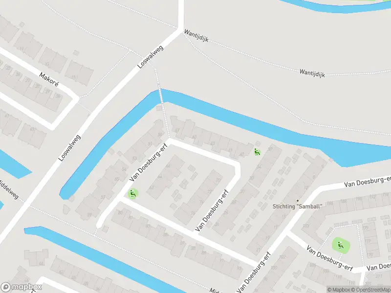 Ambulance met gepaste spoed naar de Van Doesburg-erf in Dordrecht