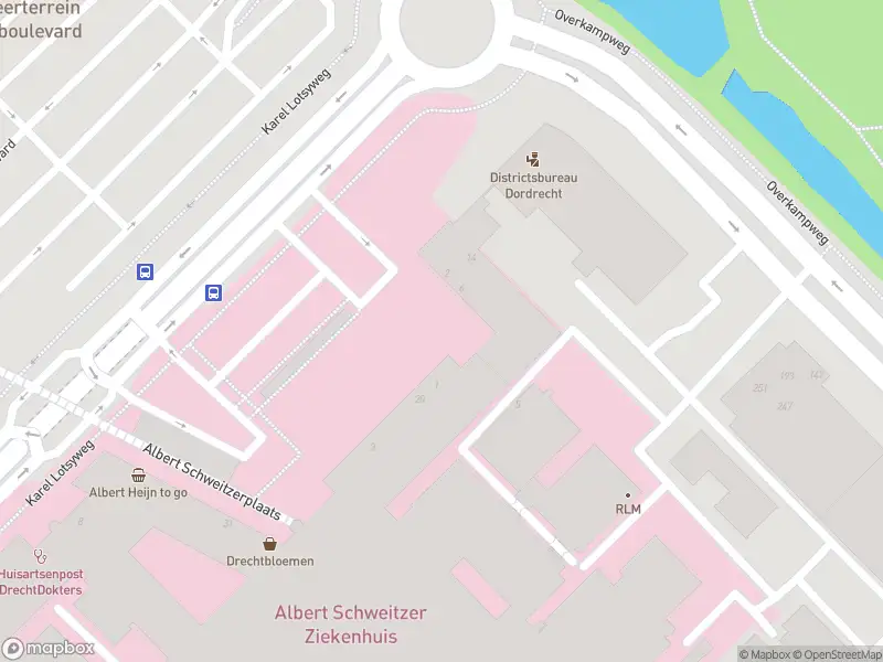 Ambulance met grote spoed naar de Albert Schweitzerplaats in Dordrecht