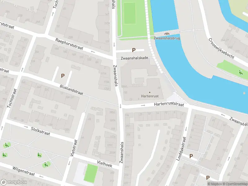 Ambulance naar de Zwaanshals in Rotterdam