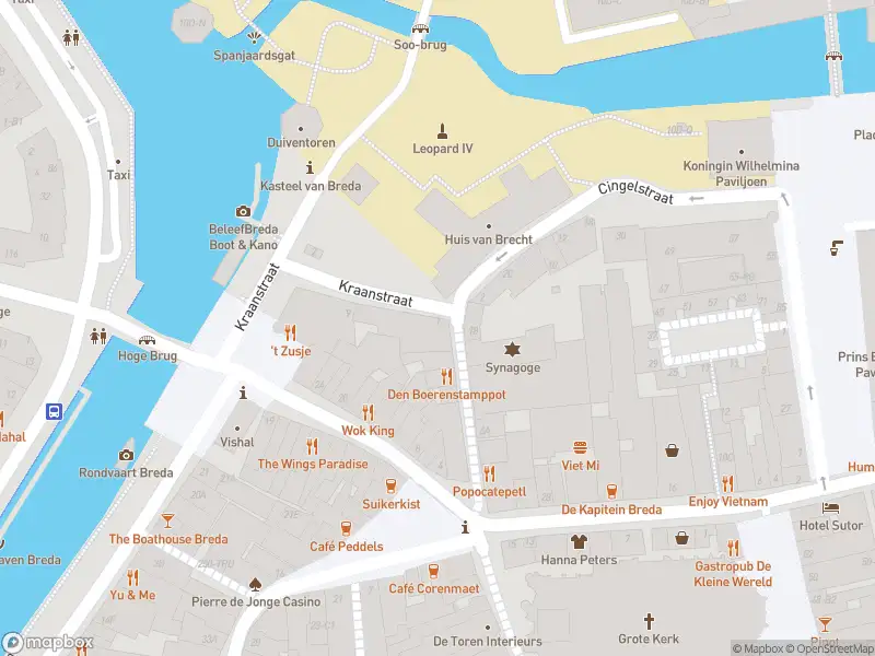 Brandweer en politie met grote spoed naar de Kraanstraat in Breda vanwege personen te water