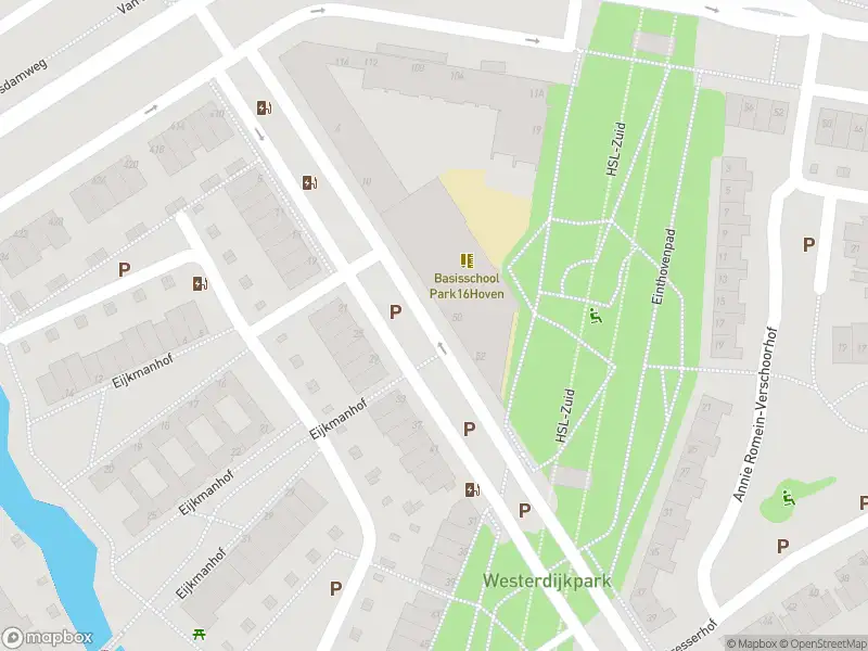 Ambulance met gepaste spoed naar de Tinbergenlaan in Rotterdam