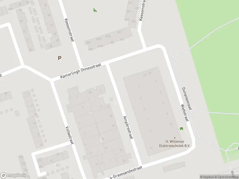 Ambulance en brandweer met grote spoed naar de Ampèrestraat in Zandvoort vanwege gebouwbrand