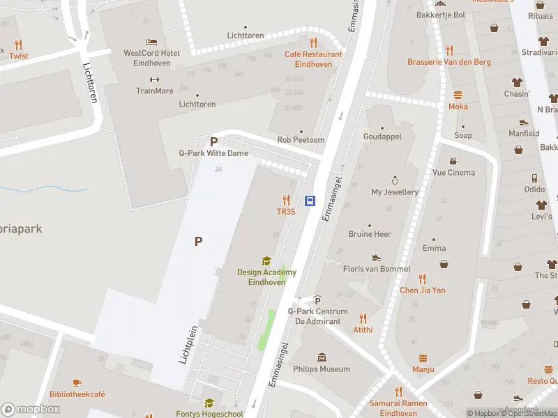 Brandweer met gepaste spoed naar de Emmasingel in Eindhoven
