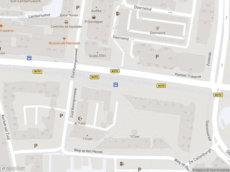 Politie naar de Kasteel-Traverse in Helmond vanwege ongeval met letsel
