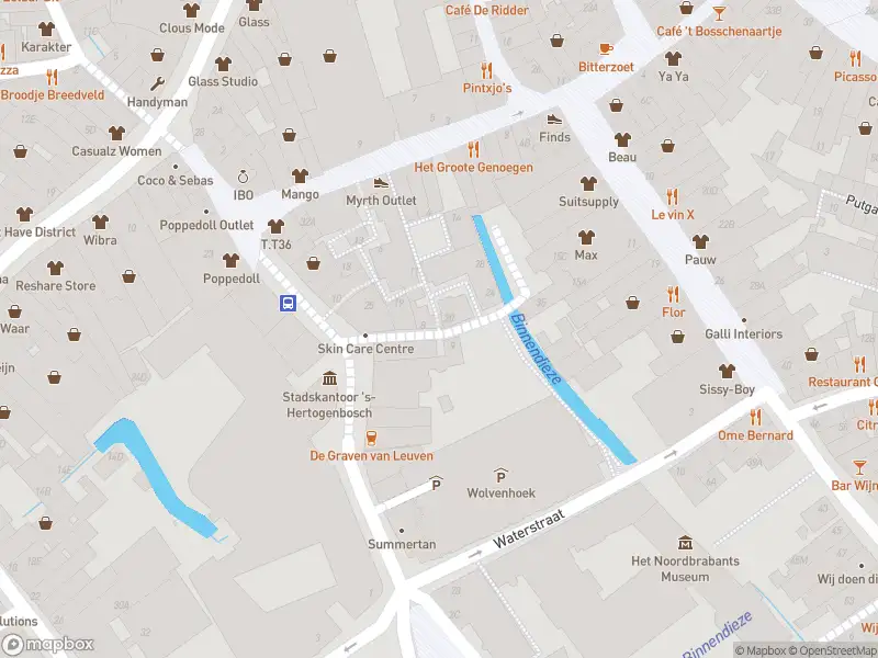 Brandweer met gepaste spoed naar de Klein Lombardje in 's-Hertogenbosch vanwege wateroverlast