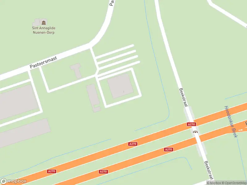 Politie naar de Pastoorsmast in Nuenen