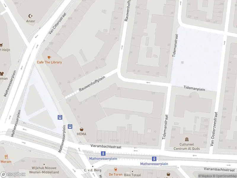 Ambulance met gepaste spoed naar de Rauwenhoffstraat in Rotterdam
