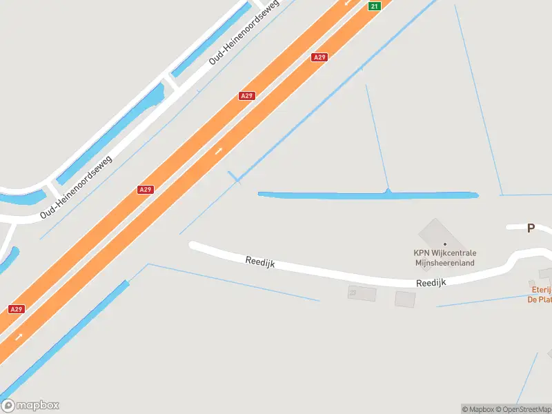 Ambulance met grote spoed naar de Reedijk in Mijnsheerenland